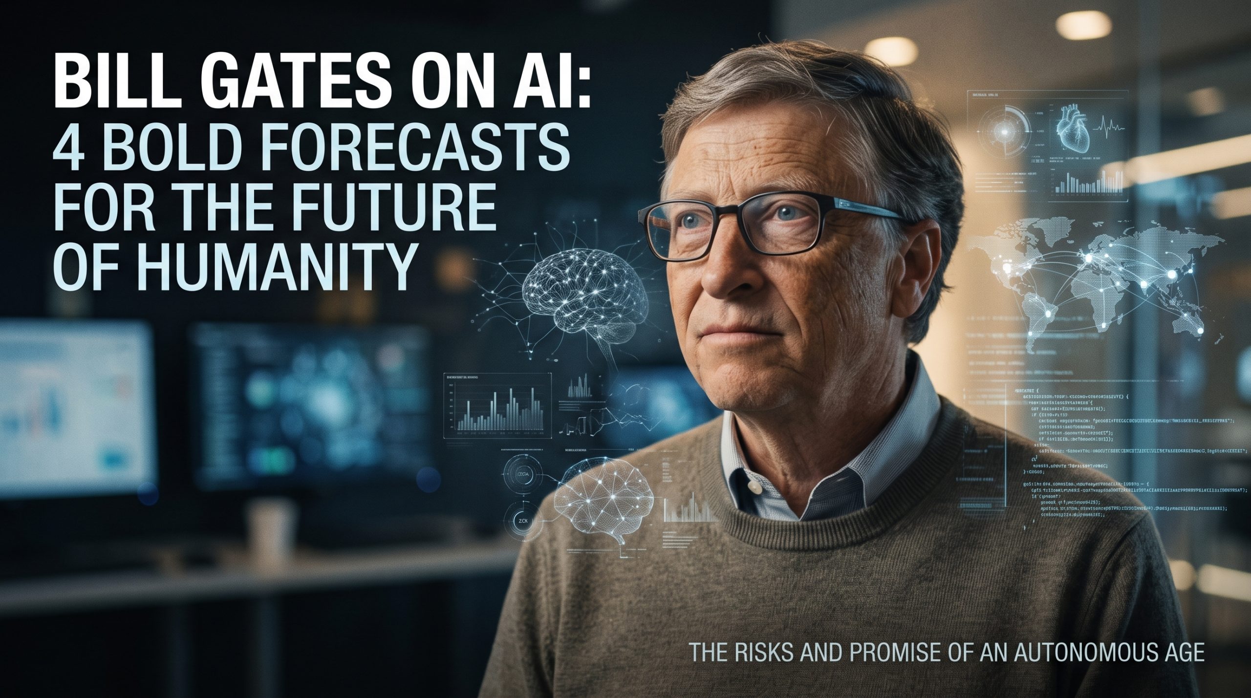 Bill Gates on AI: 4 Bold Forecasts for the Future of Humanity
