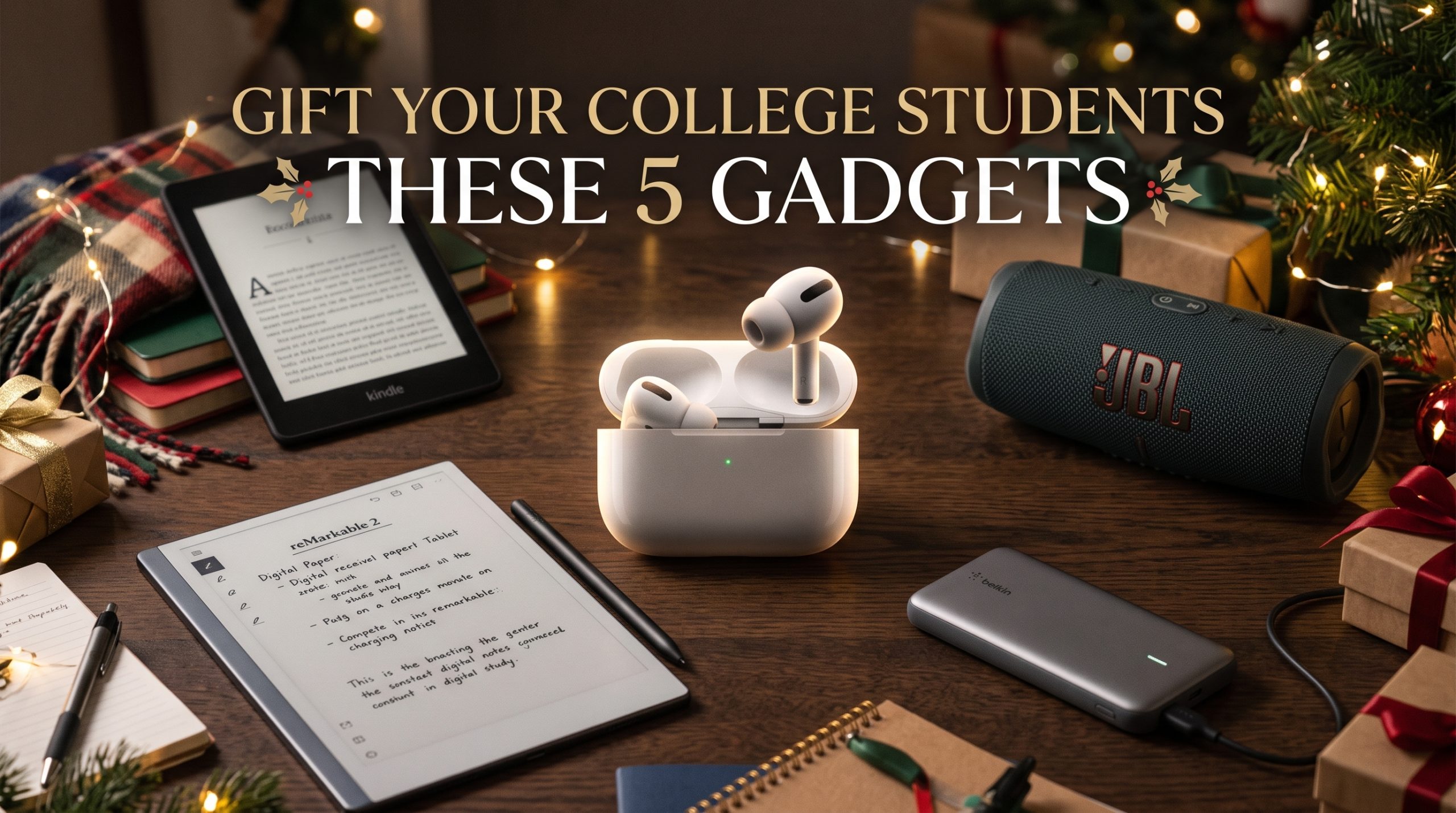 Top 5 Gift Ideas for College Students this Christmas 2026
